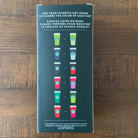 Starbucks - Color Changing - Hot Cups - 2021  Edition Collectible - New! - Picture 3 of 3